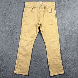 Wrangler Jeans Mens 31x32 Brown Slim Straight Fit Retro Stretch Cowboy Western